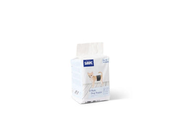 Savic Male Nappy Disposable Dog Diapers 12pcs - Medium